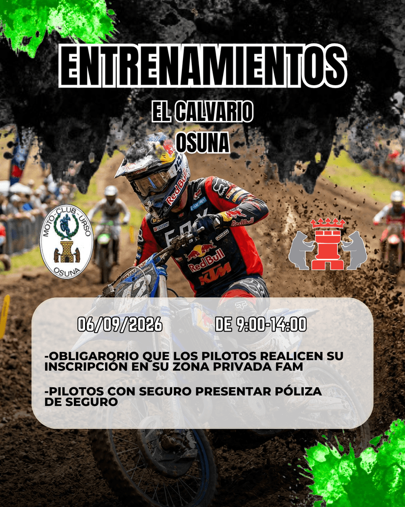 Volvemos a la carga: entrenamientos en El Calvario